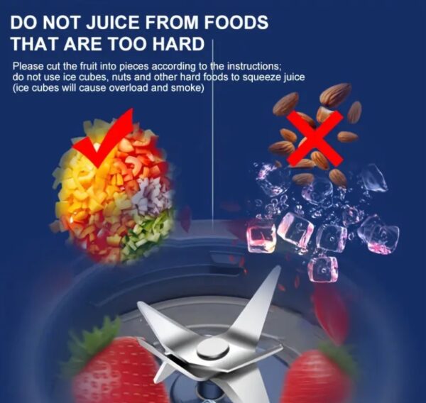 Portable and Rechargeable Battery Juice Blender - Image 5